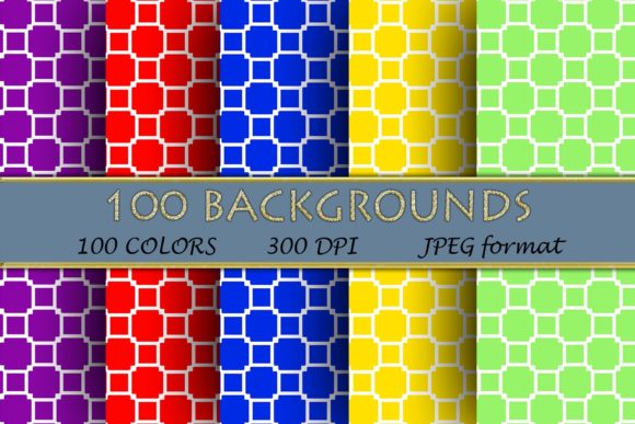 100 Geometric Patterns for Digital Design Projects