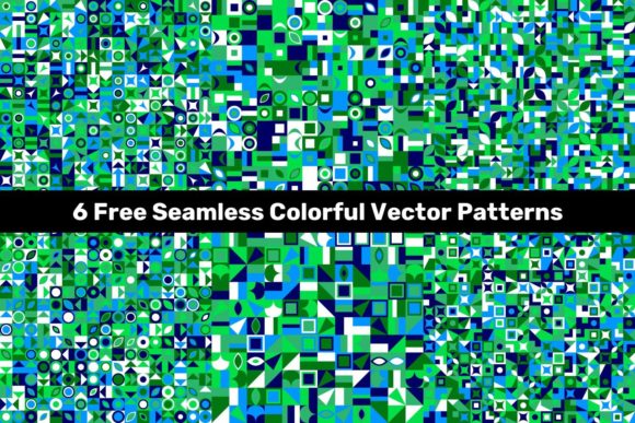 6 Free Seamless Colorful Vector Patterns: Elevate Your Design Projects