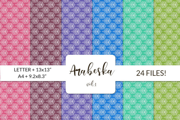 Arabeska Vol1. Patterns: A Digital Collection for Creators