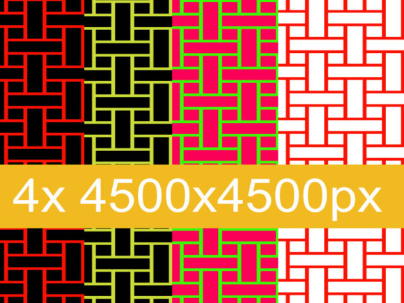 Evaluating Backgrounds Patterns Texture 4 Colors for Design Projects