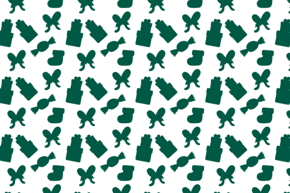 Evaluating Green Christmas Patterns for Digital and Print Design Projects