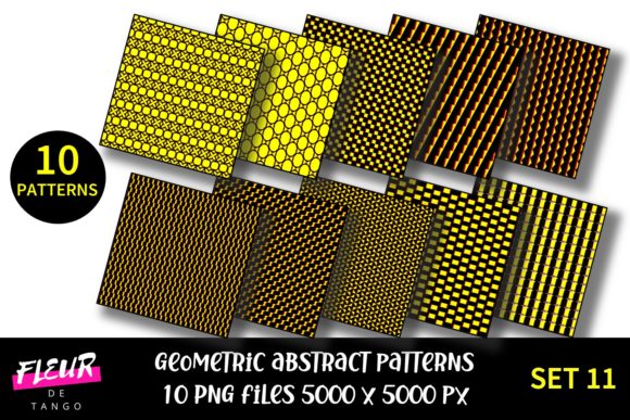 Geometric Patterns Digital Paper Set 11