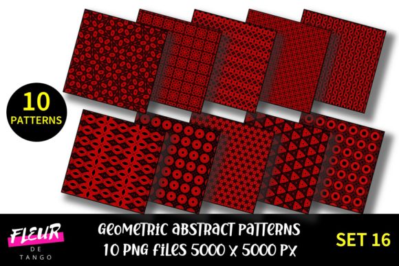Geometric Patterns Digital Paper Set 16: A Strategic Resource for Creative Professionals