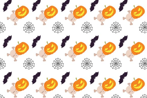Halloween Patterns Icon-001: A Versatile Resource for Creative Projects